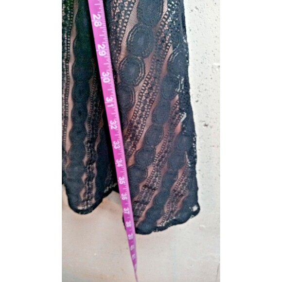 DB est. 1962 Midi Dress Women's Size 14 Black Lace Lined Sleeveless - Picture 3 of 7